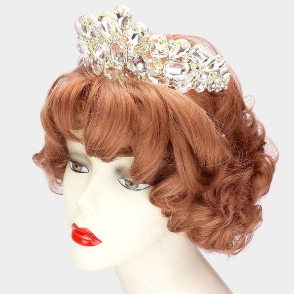 Multi Stone Chunky Tiara main image 7